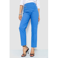 Брюки женские классические, цвет электрик, 214R318