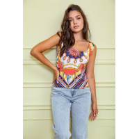 Майка женская, цвет разноцветный, 167R237