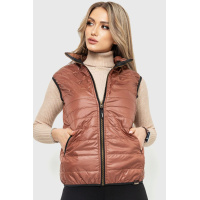 Жилетка женская, цвет коричневый, 182R31398
