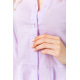 Рубашка женская удлиненная, цвет сиреневый, 176R106-1
