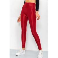 Лосины женские из бифлекса, цвет бордовый, 220R001