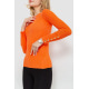 Кофта жіноча трикотажна однотонна, колір помаранчевий, 204R017