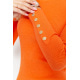 Кофта жіноча трикотажна однотонна, колір помаранчевий, 204R017
