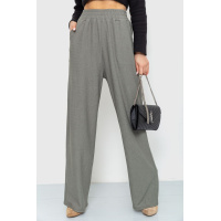 Штаны женские свободного кроя, цвет оливковый, 220R004