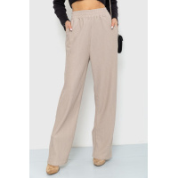 Штаны женские свободного кроя, цвет бежевый, 220R004