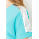 Блуза повседневная, цвет мятный, 230R101-2