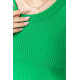 Костюм жіночий в рубчик повсякденний, колір зелений, 214R700