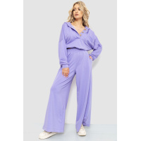 Костюм женский свободного кроя, цвет сиреневый, 115R0506