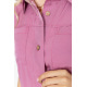 Блуза без рукавів однотонна, колір сливовий, 102R068-4