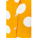 Сорочка жіноча с длинными рукавами, цвет Горчичный в горох, 102R5085