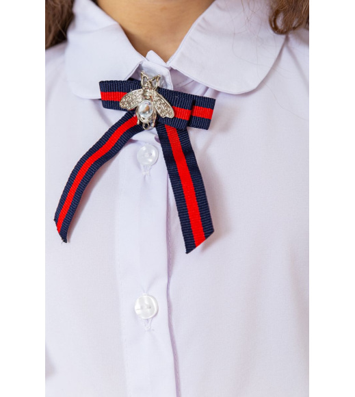 Блуза для дівчаток нарядна, колір білий, 172R210