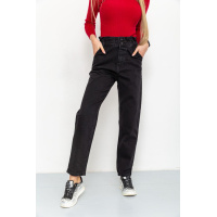 Джинсы женские демисезонные, цвет черный, 164R3410