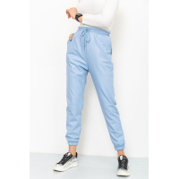 Лосины женские на флисе, цвет голубой, 164R150