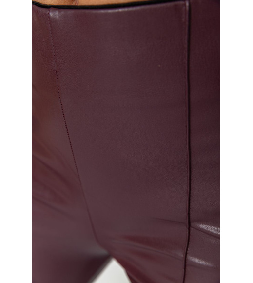 Лосины женские кожзам, цвет бордовый, 164R81
