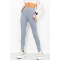 Лосины женские в рубчик, цвет светло-серый, 205R606