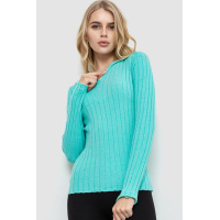 Кофта женская однотонная, цвет мятный, 204R018