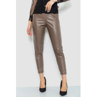 Лосины женские из экокожи, цвет мокко, 214R5032