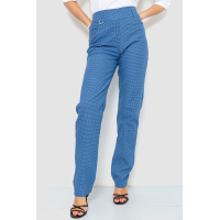 Брюки женские классические, цвет джинс, 214R320