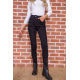Стрейчевые женские джинсы черного цвета 167R2023-3