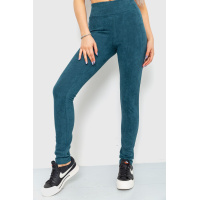 Лосины ткань замша, цвет изумрудный, 102R319