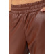 Штани жіночі на флісі, колір коричневий, 115R0501