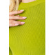 Кофта жіноча трикотажна однотонна, колір оливковий, 204R017