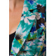 Костюм женский с цветочным принтом, цвет зеленый, 115R0451