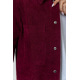 Сорочка жіноча вельветова, колір марсала, 102R269