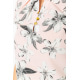 Блуза с цвветочным принтом, цвет серо-пудровый, 230R112-2