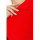 Кофта жіноча в рубчик, колір червоний, 204R015
