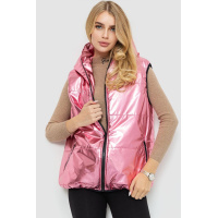 Жилетка женская с капюшоном, цвет пудровый, 102R354