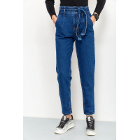 Джинсы женские MOM, цвет синий, 164R6457