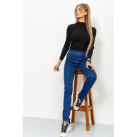 Джинсы женские утепленные, цвет синий, 226R9571-1