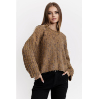 Свитер женский, цвет темно-бежевый, 167R325207