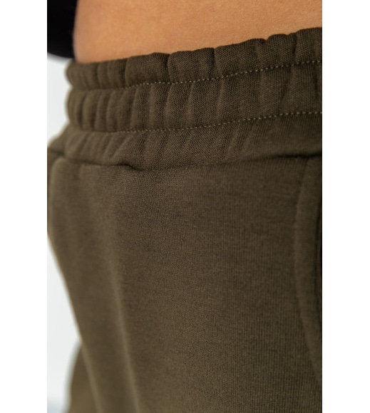 Штани жіночі на флісі, колір хакі, 177R017