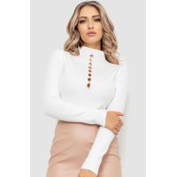 Кофта женская нарядная, цвет белый, 204R039