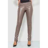 Лосины женскик из экокожи, цвет мокко, 214R5023