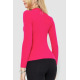 Кофта женская в рубчик, цвет розовый, 204R041