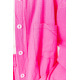 Костюм женский свободного кроя ткань лен, цвет розовый, 177R026