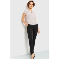 Блуза в горох, цвет пудровый, 230R112-7