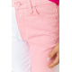 Джинсы женские, цвет бело-розовый, 164R426