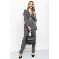 Костюм женский в клетку, цвет серо-синий, 115R0455