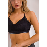 Топ женский, цвет черный, 131R203