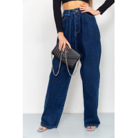 Джинсы женские свободного кроя, цвет синий, 164R1415-1
