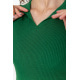 Кофта женская в рубчик, цвет зеленый, 204R015