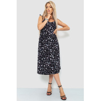 Сарафан с цветочным принтом, цвет черный, 102R333-2