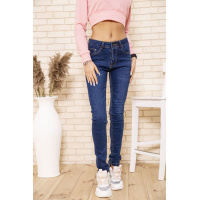 Синие джинсы скинни женские 129R806-1