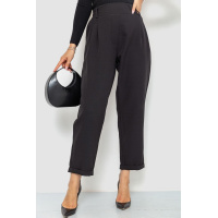 Брюки женские полубатал, цвет черный, 102R335-1
