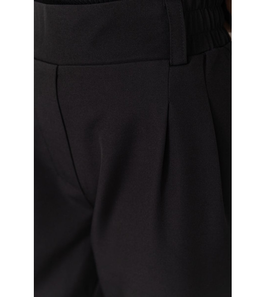 Штани жіночі напівбатал, колір чорний, 102R335-1