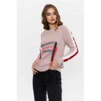 Свитер женский, цвет пудровый, 167R1007